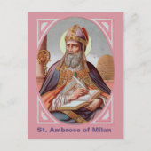 Ambrosius van Milaan (BEN 001) Briefkaart (Voorkant)