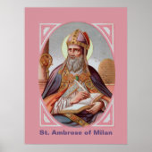 Ambrosius van Milaan (BEN 001) Poster (Voorkant)