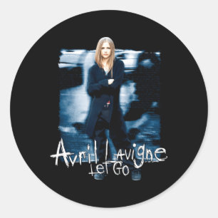 Ambtenaar Avril Lavigne laat los Ronde Sticker