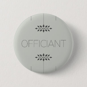 Ambtenaar Ronde Button 5,7 Cm