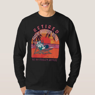 ambtenaar voor ontslagneming in ruste t-shirt