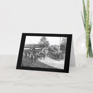 Ambtenaren en Man in Fort Stevens, gelijkstroom Kaart