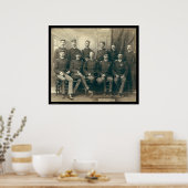 Ambtenaren van de 9e Cavalerie SD 1891 Poster (Keuken)