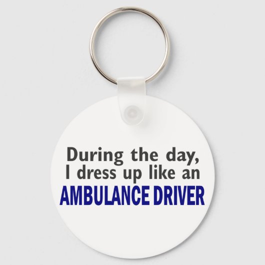 AMBULANBESTUURDER gedurende de dag Sleutelhanger (Voorkant)