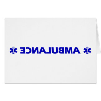 Ambulance (achterwaarts)