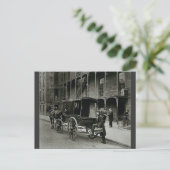 Ambulance Bellevue Hospital, New York City 1895 Briefkaart (Staand voorkant)