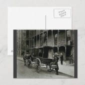 Ambulance Bellevue Hospital, New York City 1895 Briefkaart (Voorkant / Achterkant)