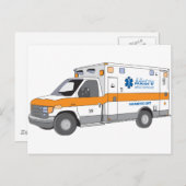 Ambulance Briefkaart (Voorkant / Achterkant)