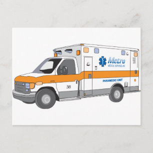 Ambulance Briefkaart