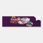 Ambulance Bumpersticker (Voorkant)