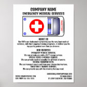 Ambulance Design, EMT, Paramedic Poster (Voorkant)