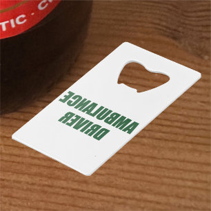 Ambulance driver creditkaart flessenopener