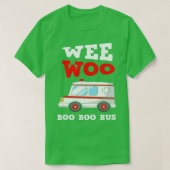Ambulance Driver First Aid Wee Woo Boo Bus Funny P T-shirt (Design voorkant)