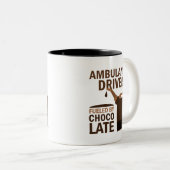 Ambulance Driver Gift (Funny) Tweekleurige Koffiemok (Voorkant rechts)