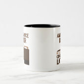 Ambulance Driver Gift (Funny) Tweekleurige Koffiemok (Center)