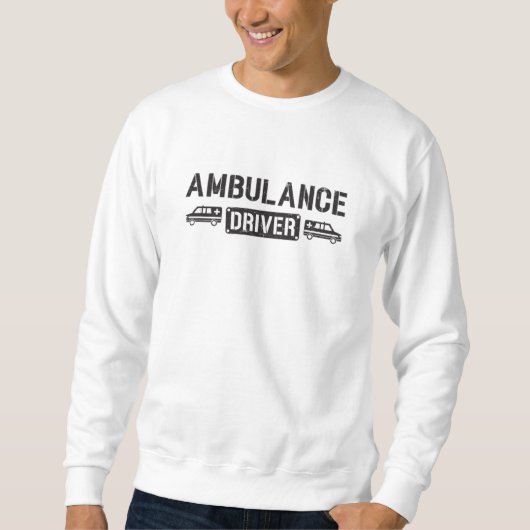 Ambulance Driver Paramedic Emergency Grappige Gift Trui (Voorkant)