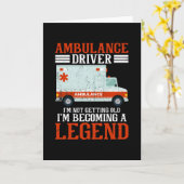 Ambulance driver Paramedic Kaart (Gele Bloem)