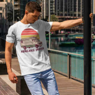 Ambulance driver Retro T-shirt