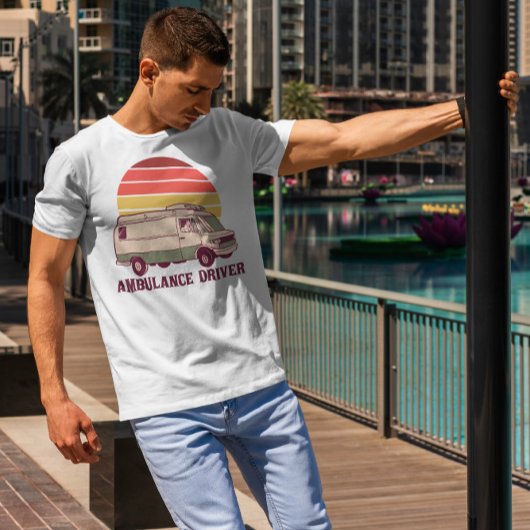 Ambulance driver Retro T-shirt