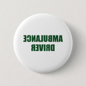 Ambulance driver ronde button 5,7 cm (Voorkant)