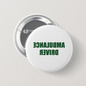 Ambulance driver ronde button 5,7 cm (Voorkant /achterkant)