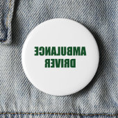 Ambulance driver ronde button 5,7 cm