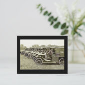 Ambulance Drivers in Trucks Briefkaart (Staand voorkant)