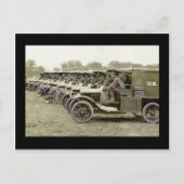 Ambulance Drivers in Trucks Briefkaart (Voorkant)