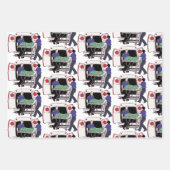 Ambulance Emergency Services Paramedics Inpakpapier Vel (Voorkant)