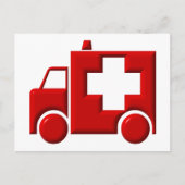 Ambulance / EMT Briefkaart (Voorkant)