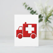 Ambulance / EMT Briefkaart (Staand voorkant)