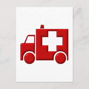 Ambulance / EMT Briefkaart