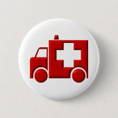 Ambulance / EMT Ronde Button 5,7 Cm (Voorkant)