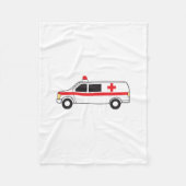 Ambulance Fleece Deken (Voorkant)