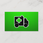 Ambulance; Groen Visitekaartje (Achterkant)