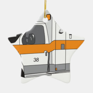 Ambulance Keramisch Ornament