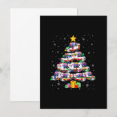 Ambulance kerstboomkoorts licht schimmelaar kaart (Voorkant / Achterkant)