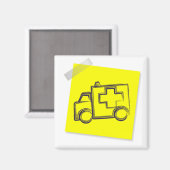 Ambulance Magneet (Voorkant / Achterkant)