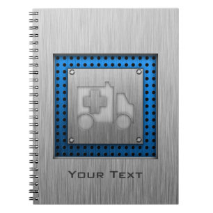 Ambulance; Metaalblik Notitieboek