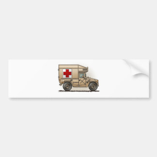Ambulance Militaire Hummer Medische Bumpersticker