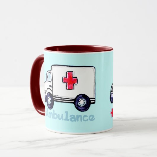 Ambulance Mok (Voorkant links)
