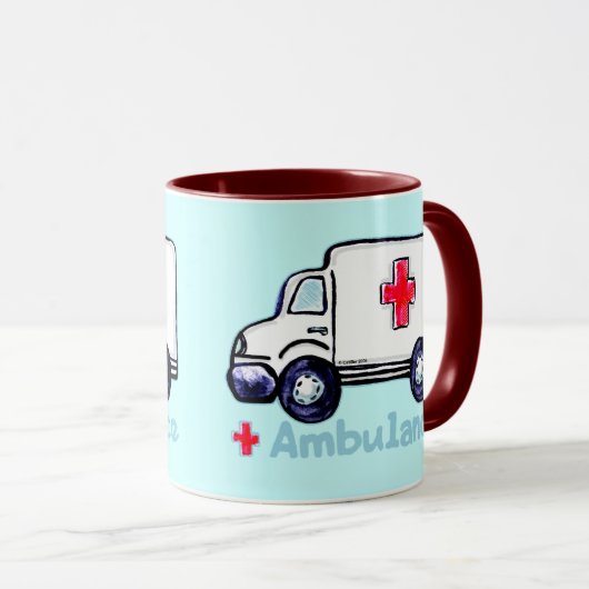 Ambulance Mok (Voorkant rechts)