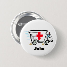 Ambulance Paramedic Medical Ronde Button 5,7 Cm