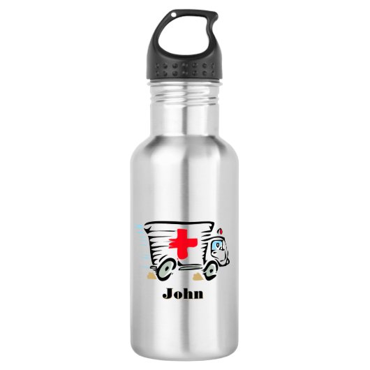 Ambulance Paramedic Medical Waterfles (Voorkant)