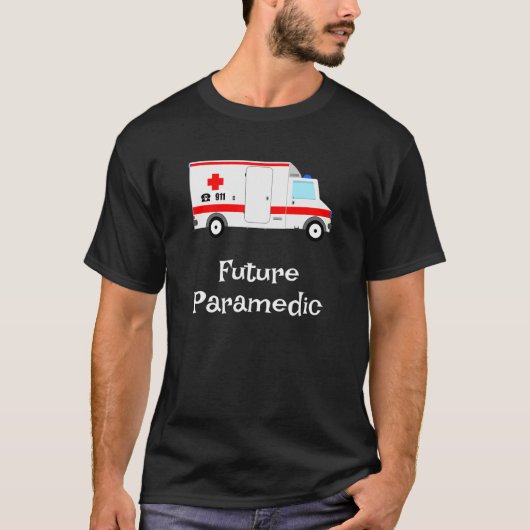 Ambulance Paramedic T Shirt voor Kids Future Param (Voorkant)