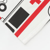 Ambulance Patroon Fleece Deken (Hoek)
