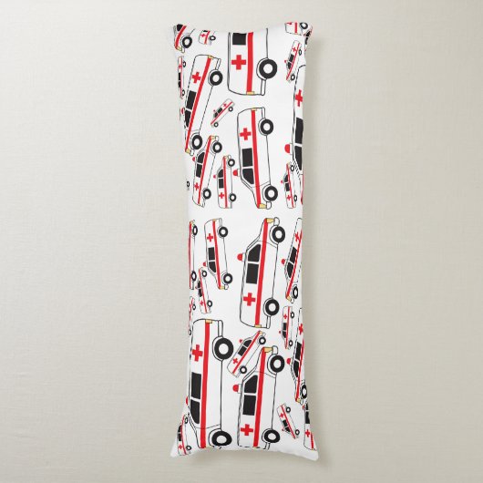 Ambulance Patroon Lichaamskussen (Voorkant Verticaal)