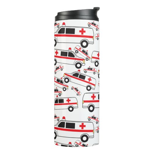 Ambulance Patroon Thermosbeker (Gedraaid links)