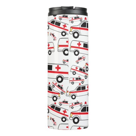Ambulance Patroon Thermosbeker (Achterkant)