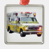 Ambulance Photo Ornament (Voorkant)